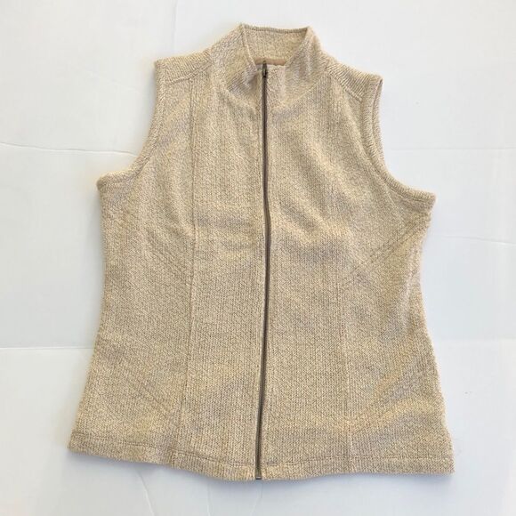 Coldwater Creek Zip Sweater Vest - Picture 1 of 7